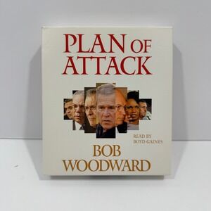 Simon & Schuster Plan of Attack Audiobook White Bob Woodward CD